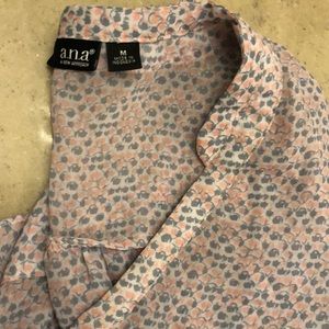 Pretty sheer blouse - M